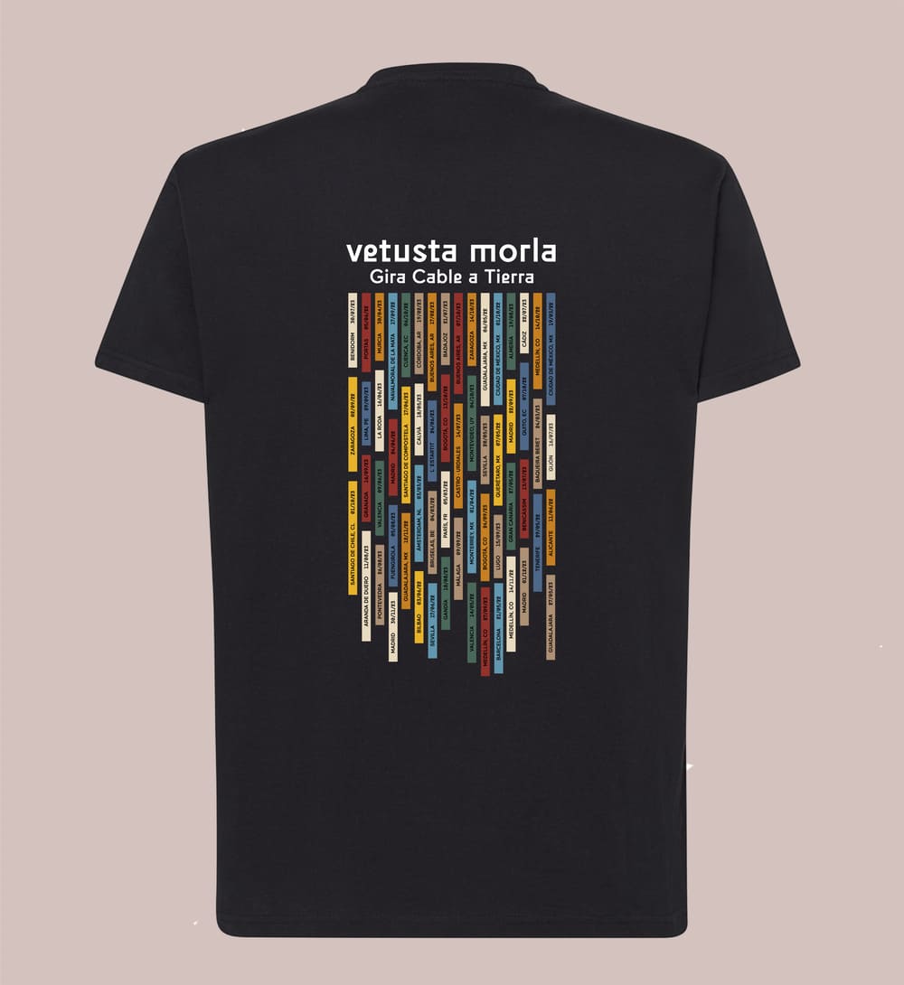Camiseta Fin de Gira Cable a Tierra - Unisex - Vetusta Morla